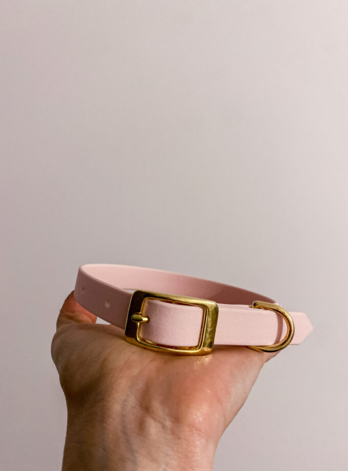 Obroża Na Sprzączkę Baby Pink (16/20/25mm)