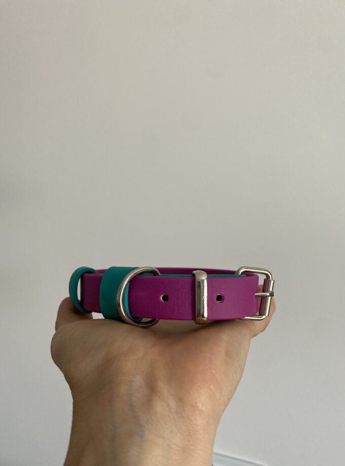 Obroża Na Sprzączkę Fuksja (16/20/25mm)