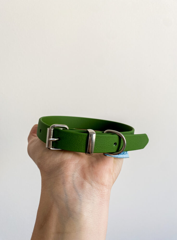 Obroża Na Sprzączkę Zielony (16/20/25mm)