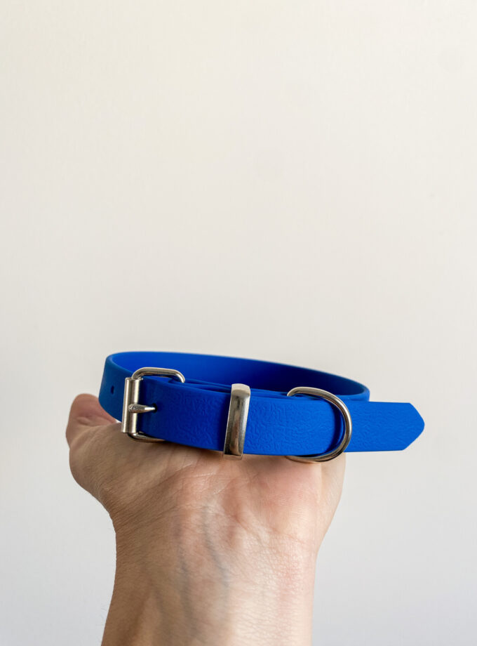 Obroża Na Sprzączkę Chabrowy (20/25mm)